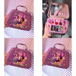 K-Pop Demon Hunters Pink Makeup Case